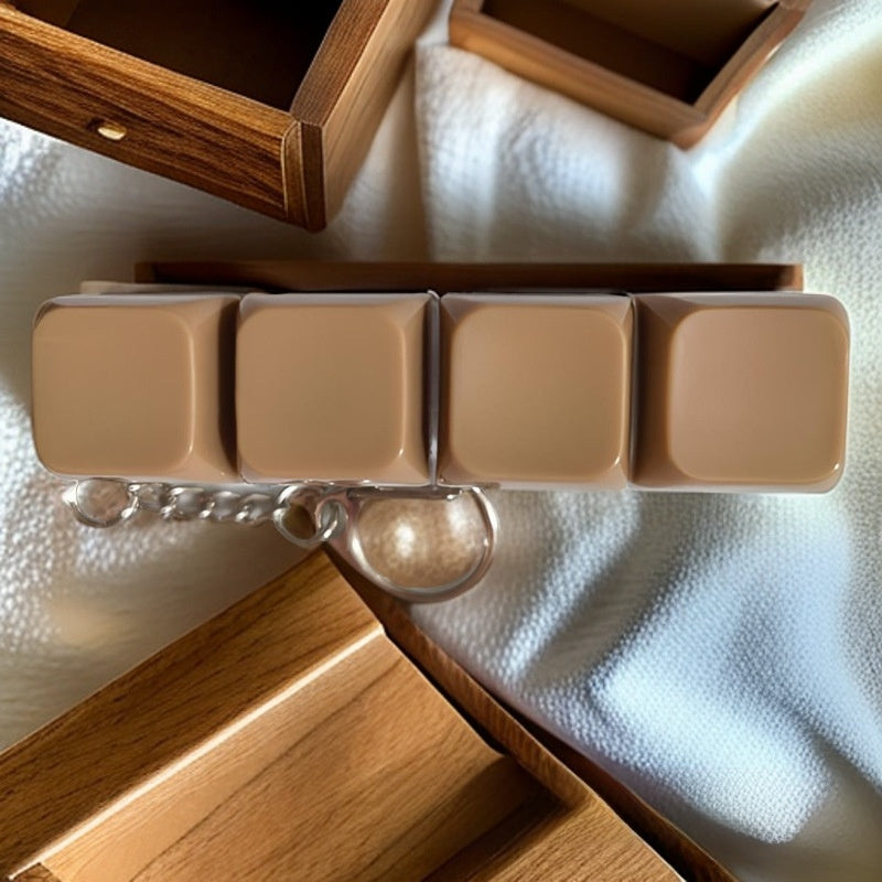 Mechanical Keyboard Switch Tester Keychain with LED Lights